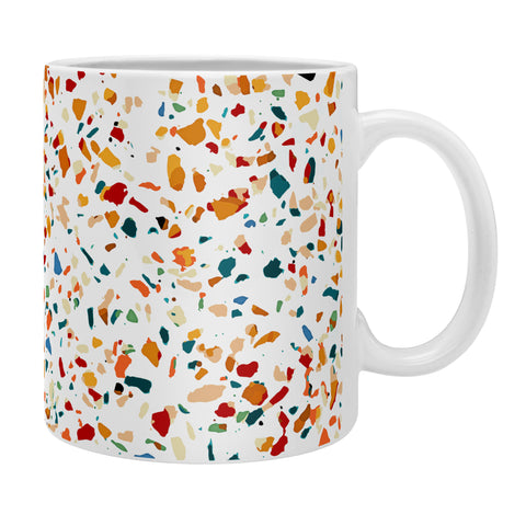 83 Oranges Tan Terrazzo pattern painting Coffee Mug