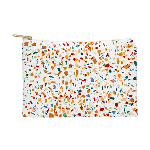 83 Oranges Tan Terrazzo pattern painting Pouch