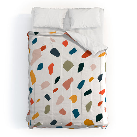 83 Oranges Terrazzo Love Comforter