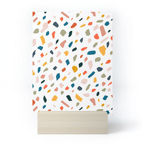 83 Oranges Terrazzo Love Mini Art Print