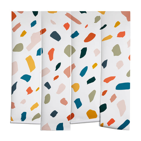 83 Oranges Terrazzo Love Wall Mural