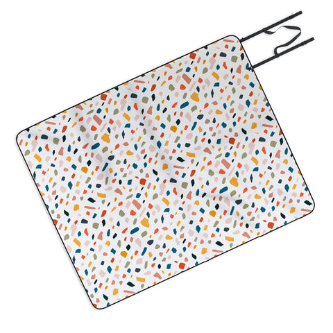 83 Oranges Terrazzo Love Picnic Blanket