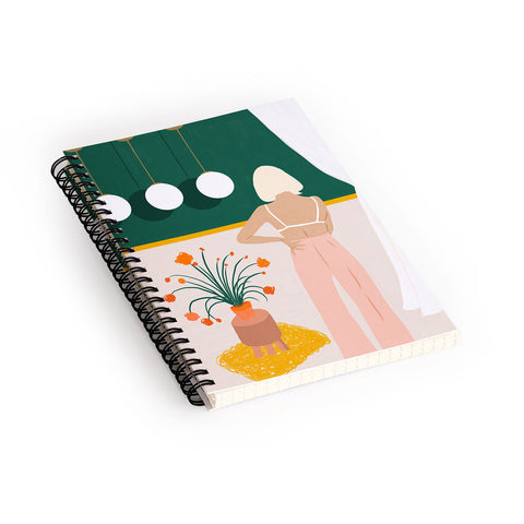83 Oranges Texting painting illustration Spiral Notebook