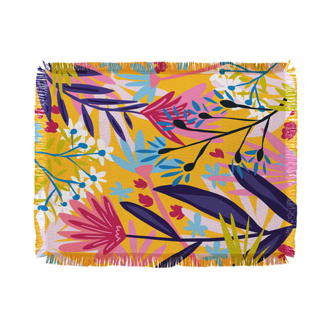 83 Oranges The Garden of My Mind Throw Blanket