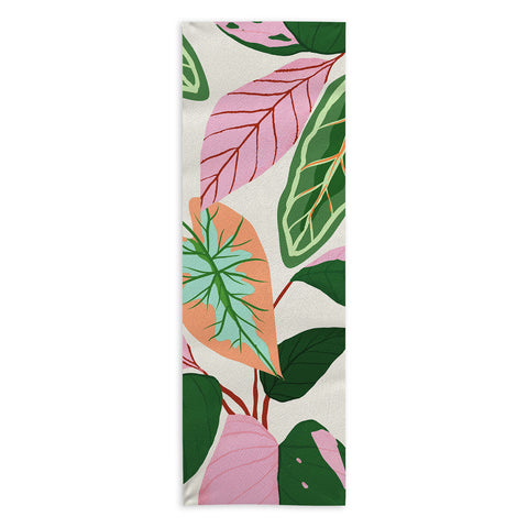 83 Oranges The Inseparable V01 Nature Botanicals Yoga Towel