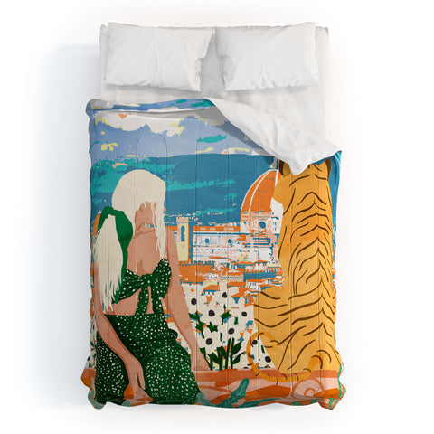 83 Oranges The Italian View Comforter