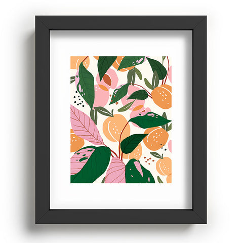 83 Oranges The Peach Garden Vintage Recessed Framing Rectangle