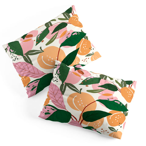 83 Oranges The Peach Garden Vintage Pillow Shams