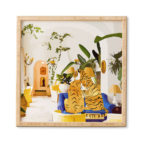83 Oranges Tiger Reserve Framed Wall Art