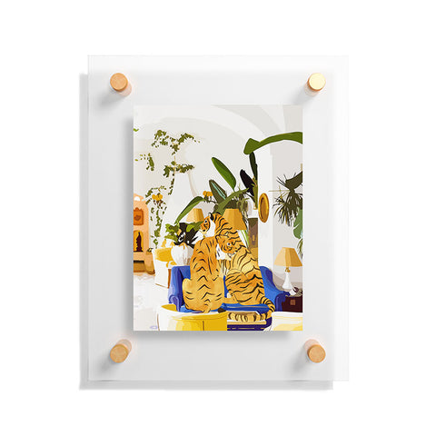 83 Oranges Tiger Reserve Floating Acrylic Print