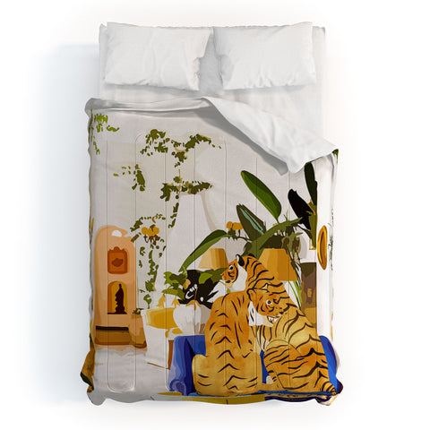 83 Oranges Tiger Reserve Comforter