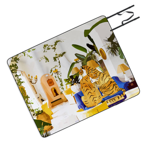 83 Oranges Tiger Reserve Picnic Blanket