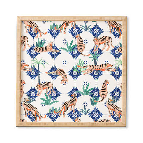 83 Oranges Tigers in Morocco Framed Wall Art