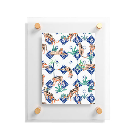 83 Oranges Tigers in Morocco Floating Acrylic Print