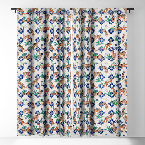 83 Oranges Tigers in Morocco Blackout Window Curtain
