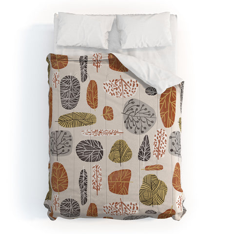 83 Oranges Tree Stamps Comforter