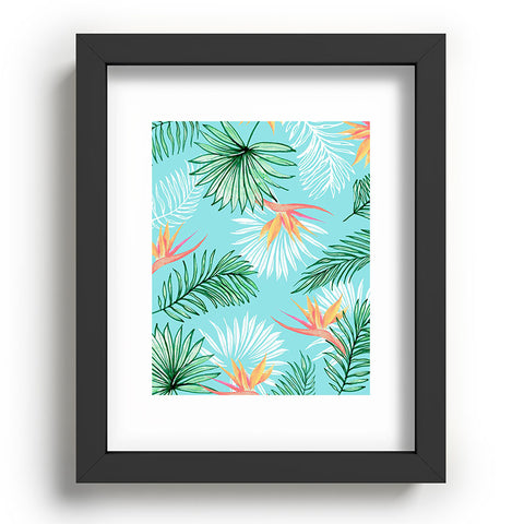 83 Oranges Tropic Palm Recessed Framing Rectangle
