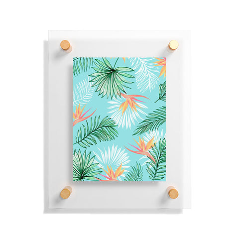 83 Oranges Tropic Palm Floating Acrylic Print