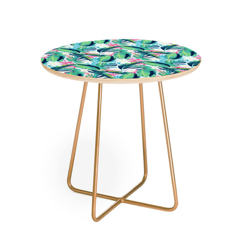 83 Oranges Tropical Eye Candy Round Side Table