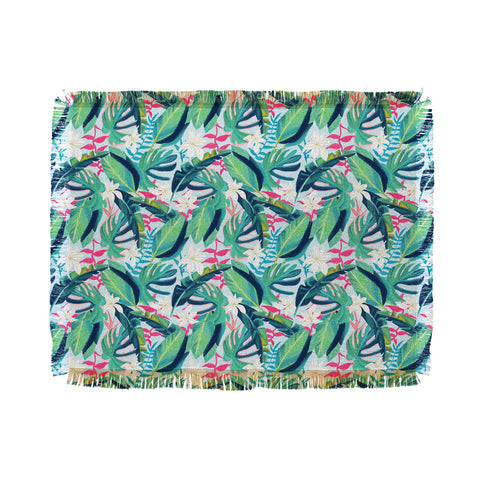 83 Oranges Tropical Eye Candy Throw Blanket