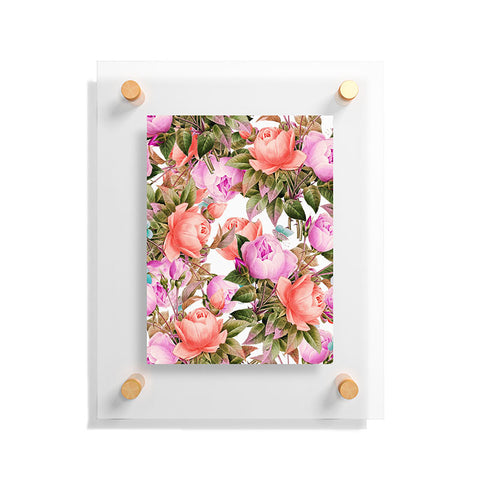 83 Oranges Tropical Flora Floating Acrylic Print