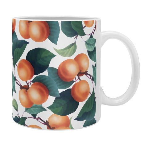 83 Oranges Tropical Fruit Pattern Coffee Mug