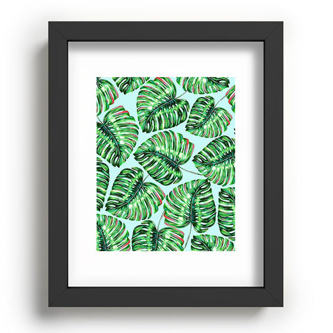 83 Oranges Tropical Greenery Recessed Framing Rectangle