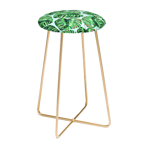 83 Oranges Tropical Greenery Counter Stool