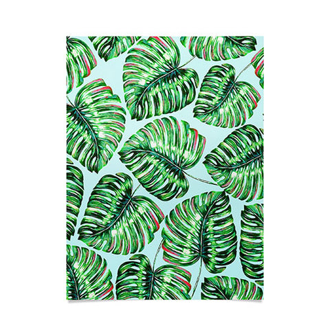 83 Oranges Tropical Greenery Poster