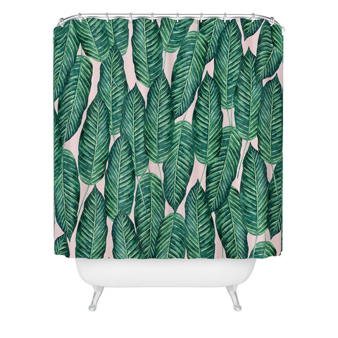 83 Oranges Tropical Serenity Shower Curtain