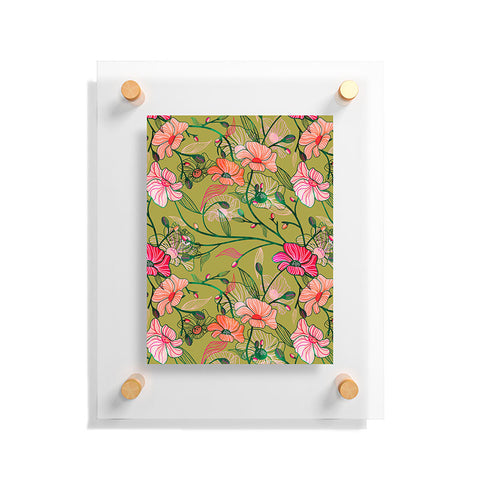 83 Oranges Twinning Floating Acrylic Print