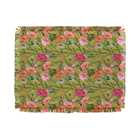 83 Oranges Twinning Throw Blanket