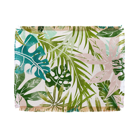 83 Oranges Veronica Summer Throw Blanket