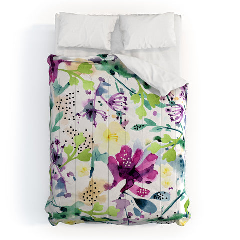 83 Oranges Violet Comforter