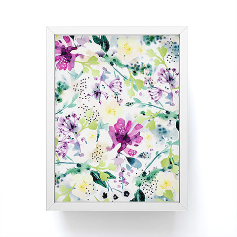 83 Oranges Violet Framed Mini Art Print