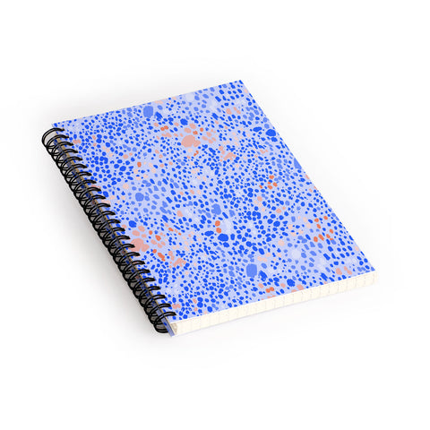 83 Oranges Violet Leopard Spiral Notebook