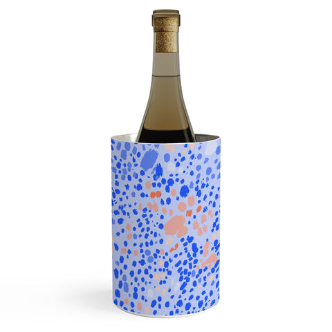 83 Oranges Violet Leopard Wine Chiller