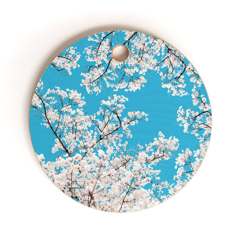 83 Oranges White Blossom And Summer Cutting Board Round