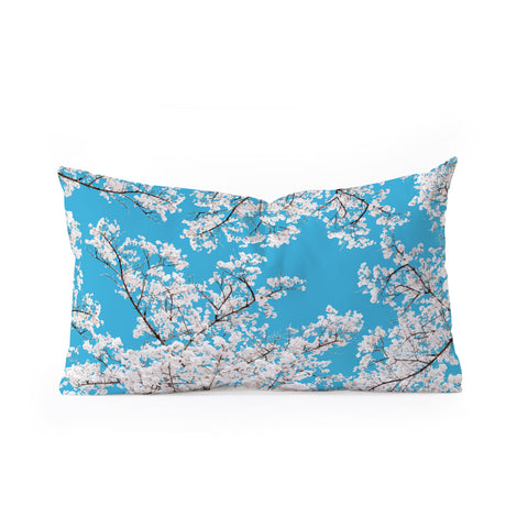 83 Oranges White Blossom And Summer Oblong Throw Pillow