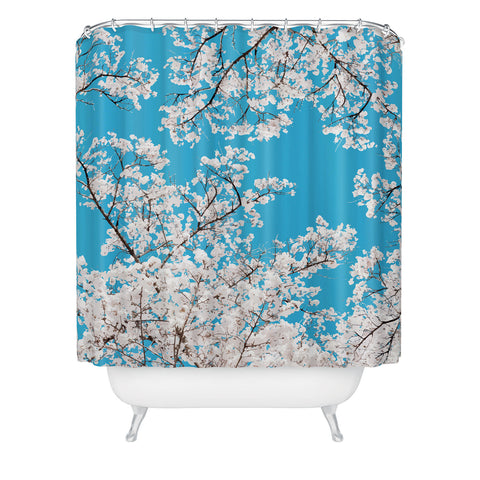 83 Oranges White Blossom And Summer Shower Curtain