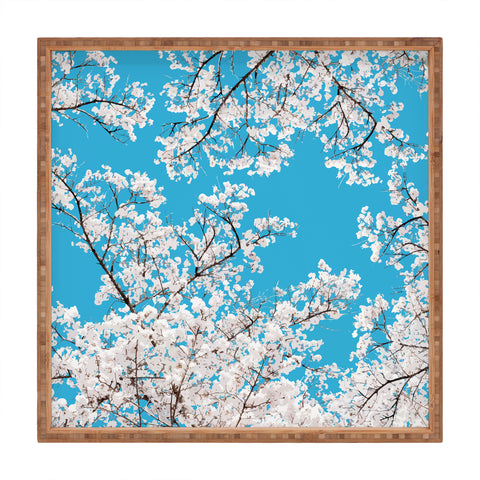 83 Oranges White Blossom And Summer Square Tray