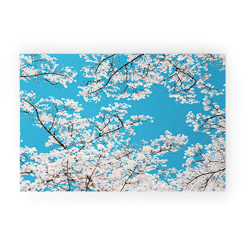 83 Oranges White Blossom And Summer Welcome Mat