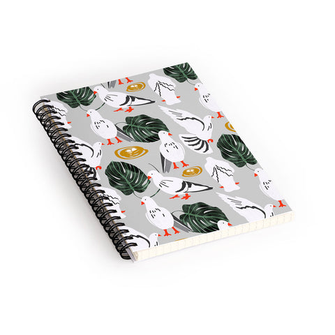 83 Oranges White Pigeons Spiral Notebook