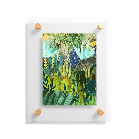 83 Oranges Wild Jungle Painting Forest Floating Acrylic Print