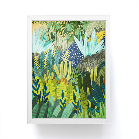 83 Oranges Wild Jungle Painting Forest Framed Mini Art Print