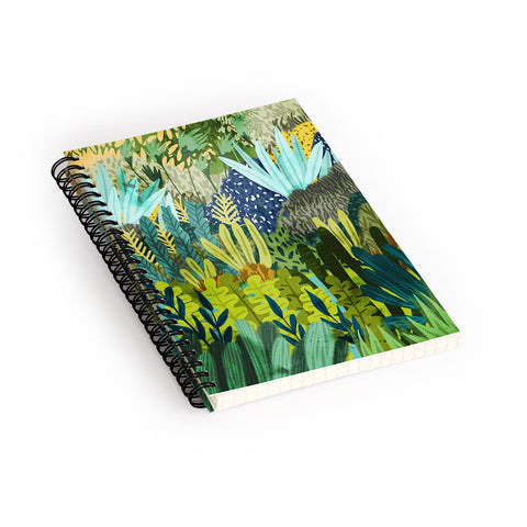 83 Oranges Wild Jungle Painting Forest Spiral Notebook