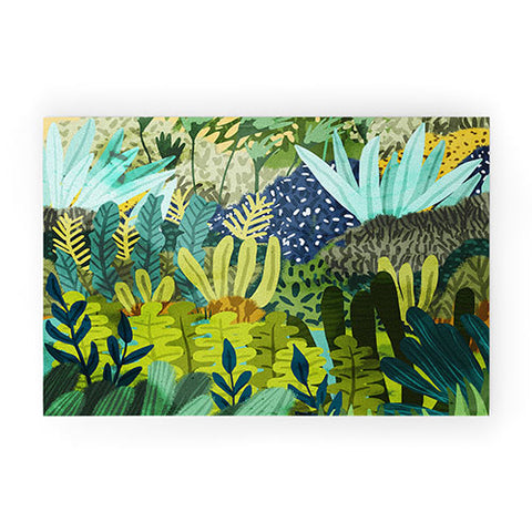 83 Oranges Wild Jungle Painting Forest Welcome Mat