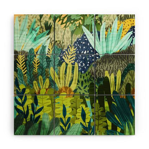 83 Oranges Wild Jungle Painting Forest Wood Wall Mural