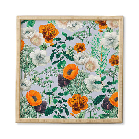83 Oranges Wildflower Forest Framed Wall Art