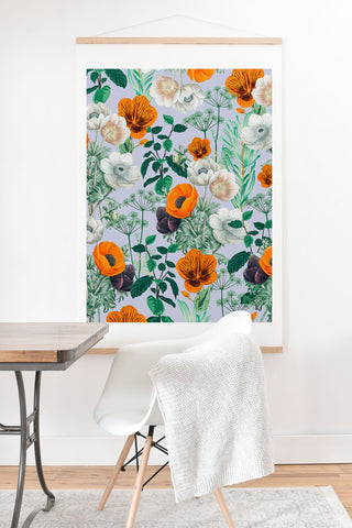 83 Oranges Wildflower Forest Art Print And Hanger